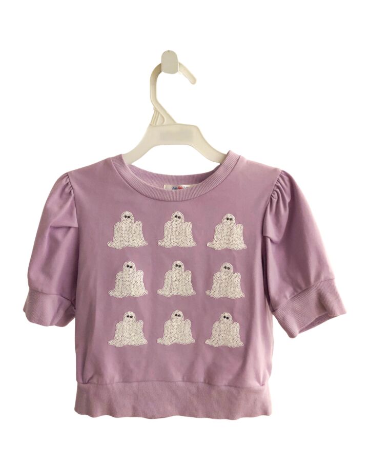 LULU BEBE  PURPLE    KNIT SS SHIRT