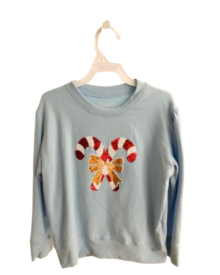 AZARHIA  BLUE    KNIT LS SHIRT