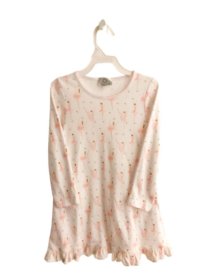 THE PROPER PEONY  PINK KNIT   LOUNGEWEAR WITH EYELET TRIM