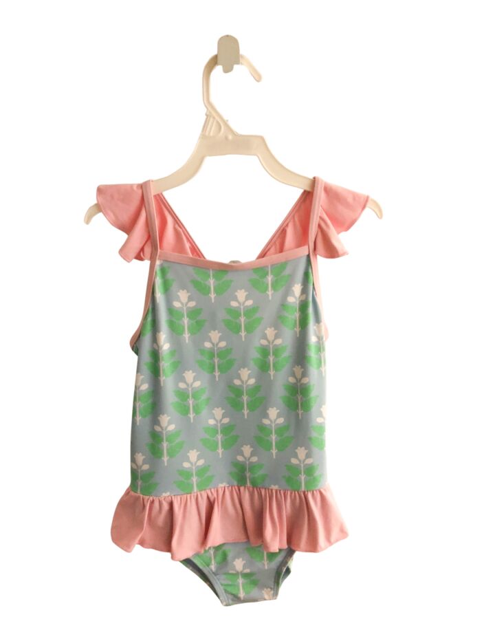 THE BEAUFORT BONNET COMPANY  BLUE  FLORAL  1-PIECE SWIMSUIT