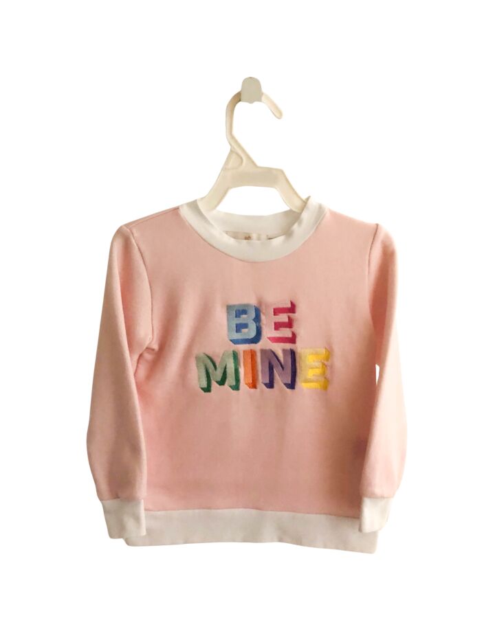 SAL & PIMENTA  LT PINK   APPLIQUED PULLOVER