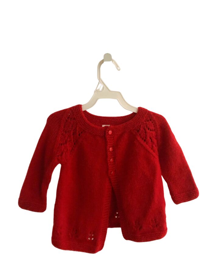 THE PROPER PEONY  RED    CARDIGAN