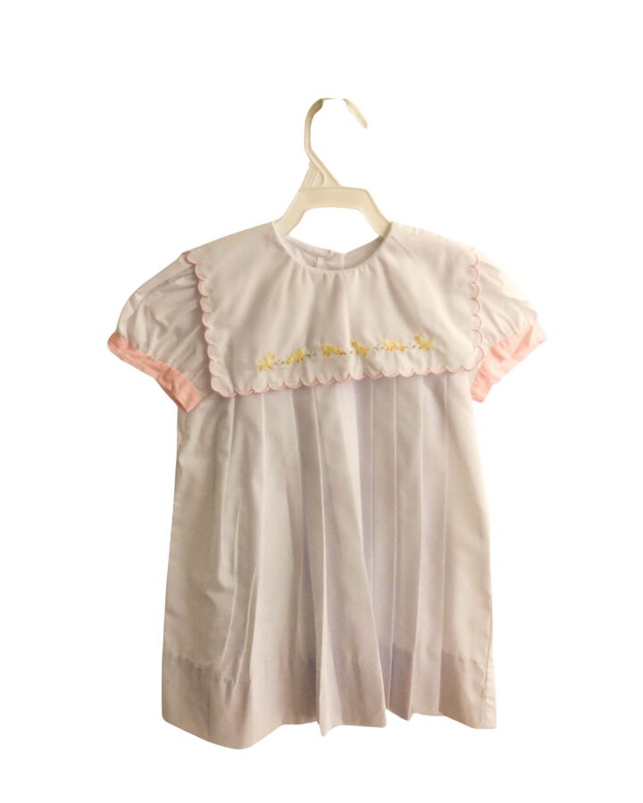 LULLABY SET  WHITE   EMBROIDERED DRESS