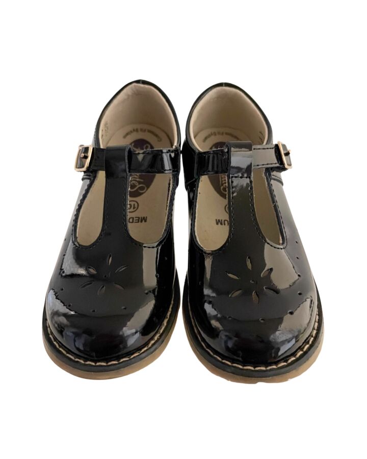 FOOTMATES BLACK MARY JANES  *EUC SIZE TODDLER 10