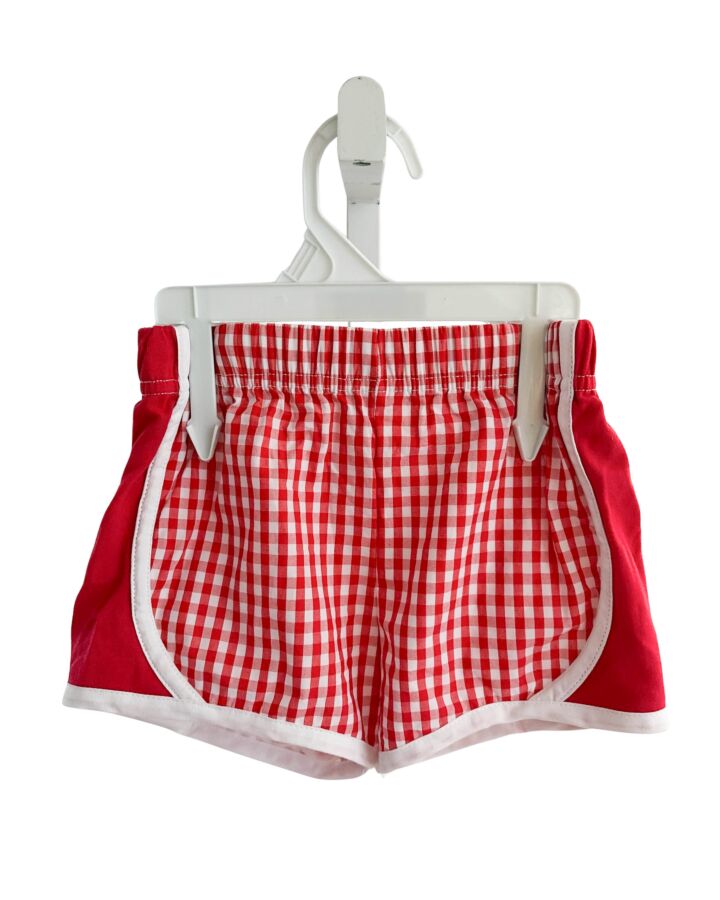 BLENDED SPIRIT  RED  GINGHAM  SHORTS