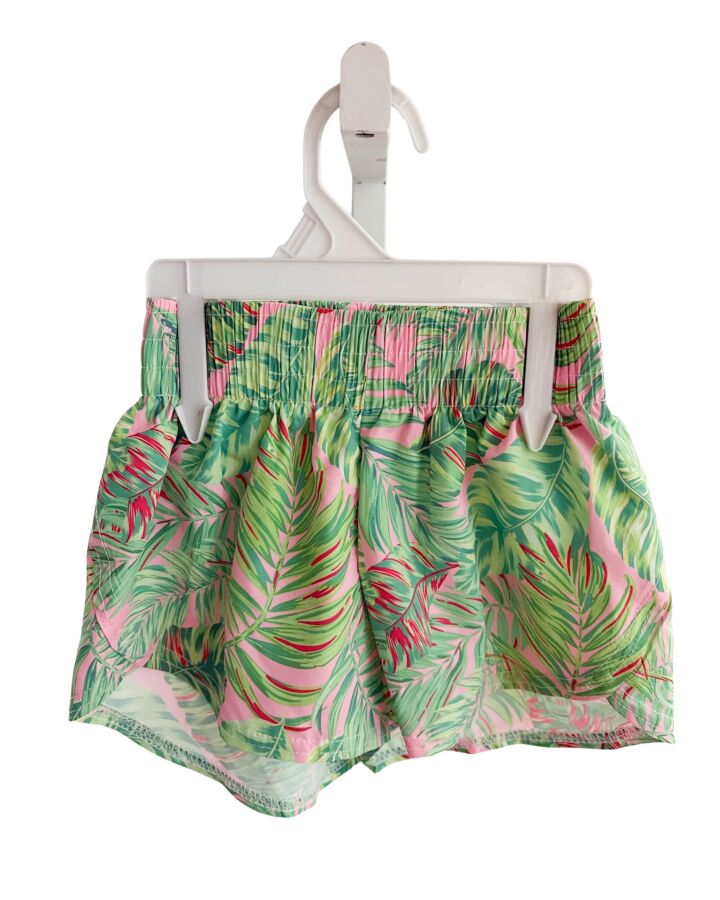 AZARHIA  GREEN   PRINTED DESIGN SHORTS