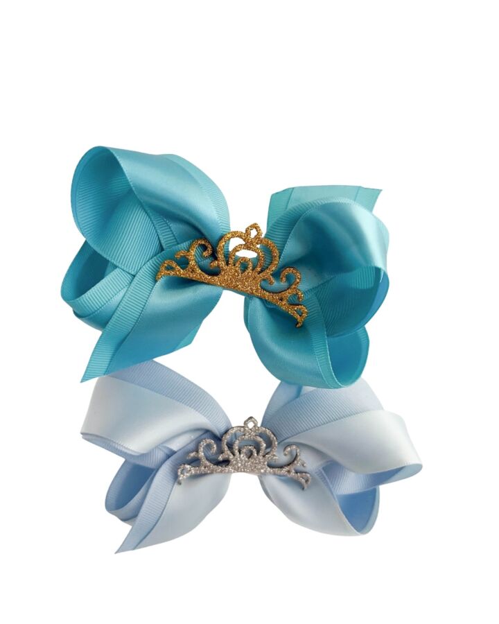 WEE ONES  BLUE    HAIR BOW