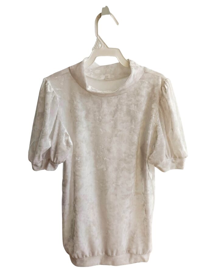 JAMES & LOTTIE  WHITE VELVET   SHIRT-SS