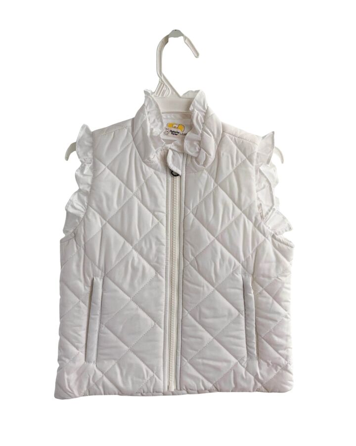 THE YELLOW LAMB  WHITE    VEST WITH RUFFLE