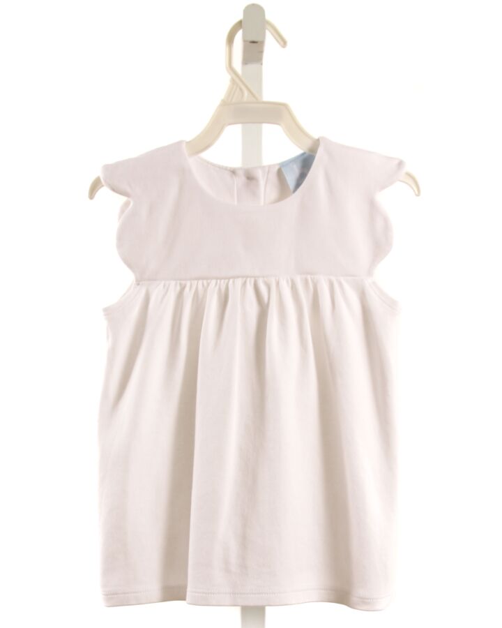 BELLA BLISS  WHITE    SLEEVELESS SHIRT