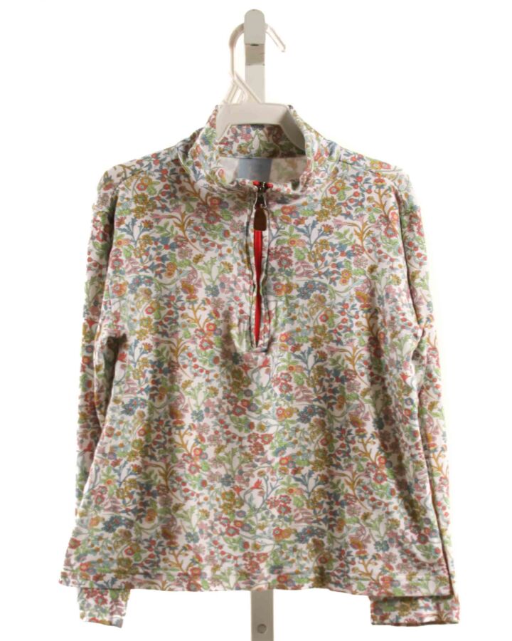 BELLA BLISS  MULTI-COLOR  FLORAL  PULLOVER