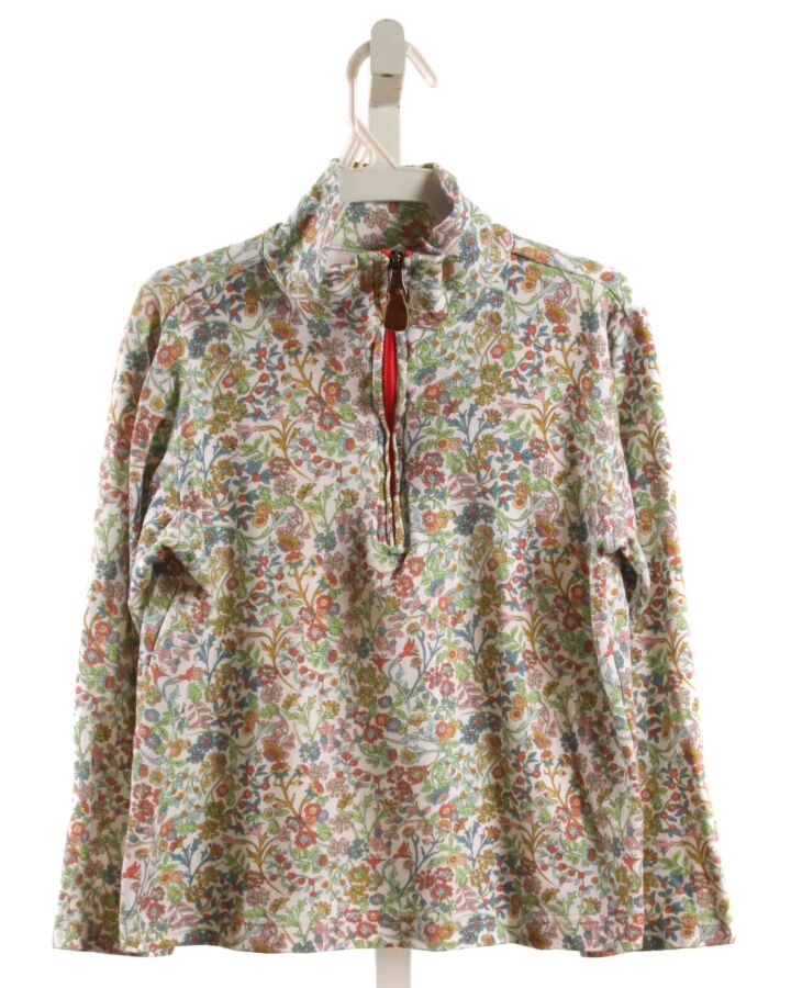 BELLA BLISS  MULTI-COLOR  FLORAL  PULLOVER