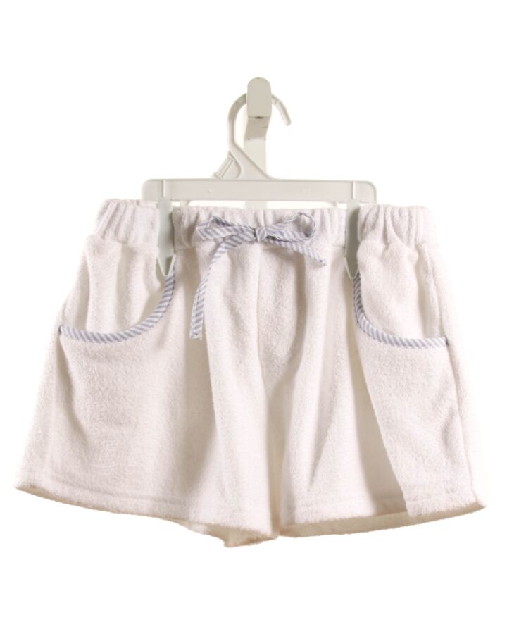BELLA BLISS  WHITE TERRY CLOTH   SHORTS