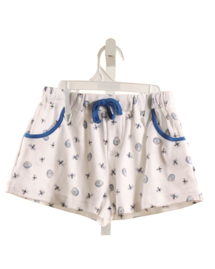 BELLA BLISS  WHITE  PRINT  SHORTS