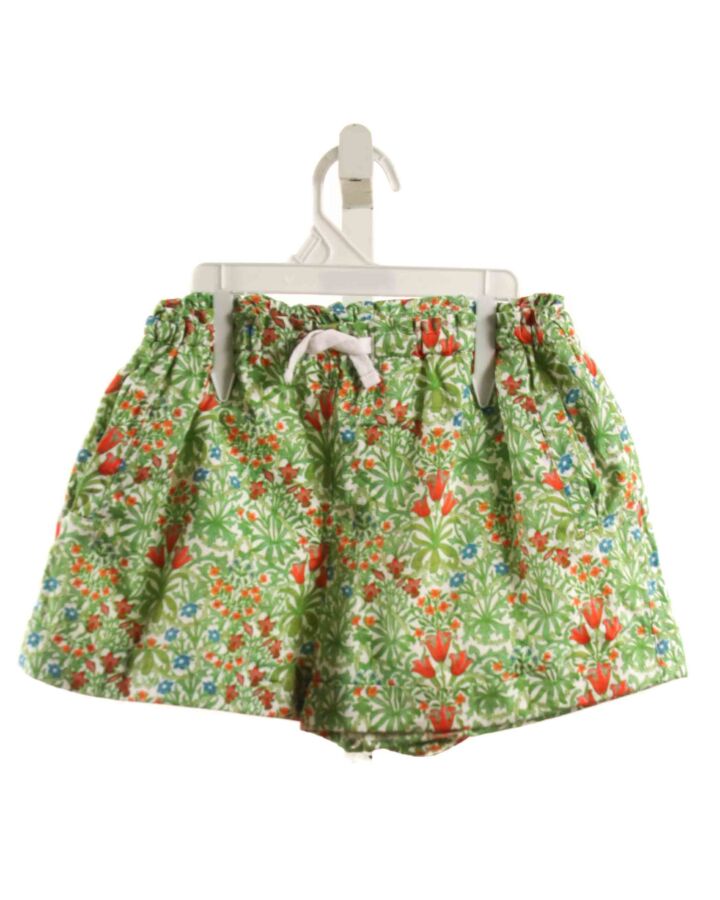 BELLA BLISS  GREEN  FLORAL  SHORTS
