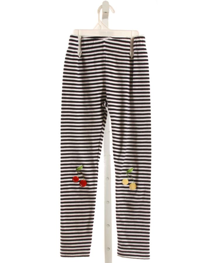 BELLA BLISS  NAVY  STRIPED APPLIQUED LEGGINGS