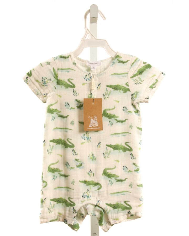 ANGEL DEAR  GREEN KNIT   SHORTALL