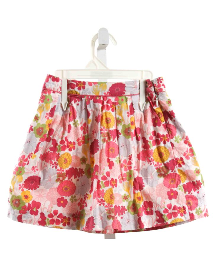 JACADI  HOT PINK  FLORAL  SKIRT