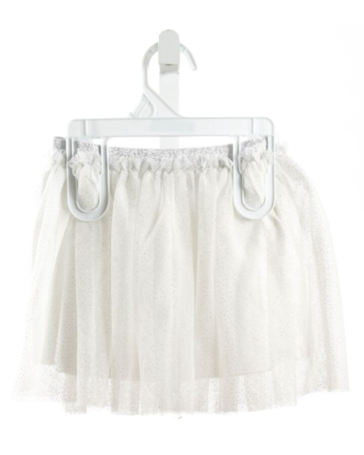 PETIT BATEAU  WHITE TULLE   SKIRT