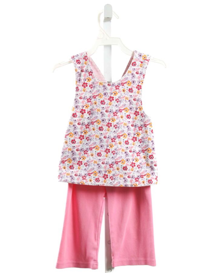 ZUTANO  PINK  FLORAL  2-PIECE OUTFIT