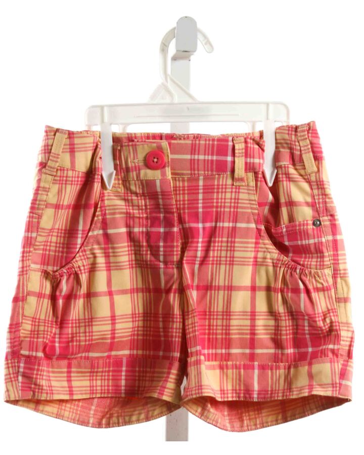 NIKE  PINK  PLAID  SHORTS