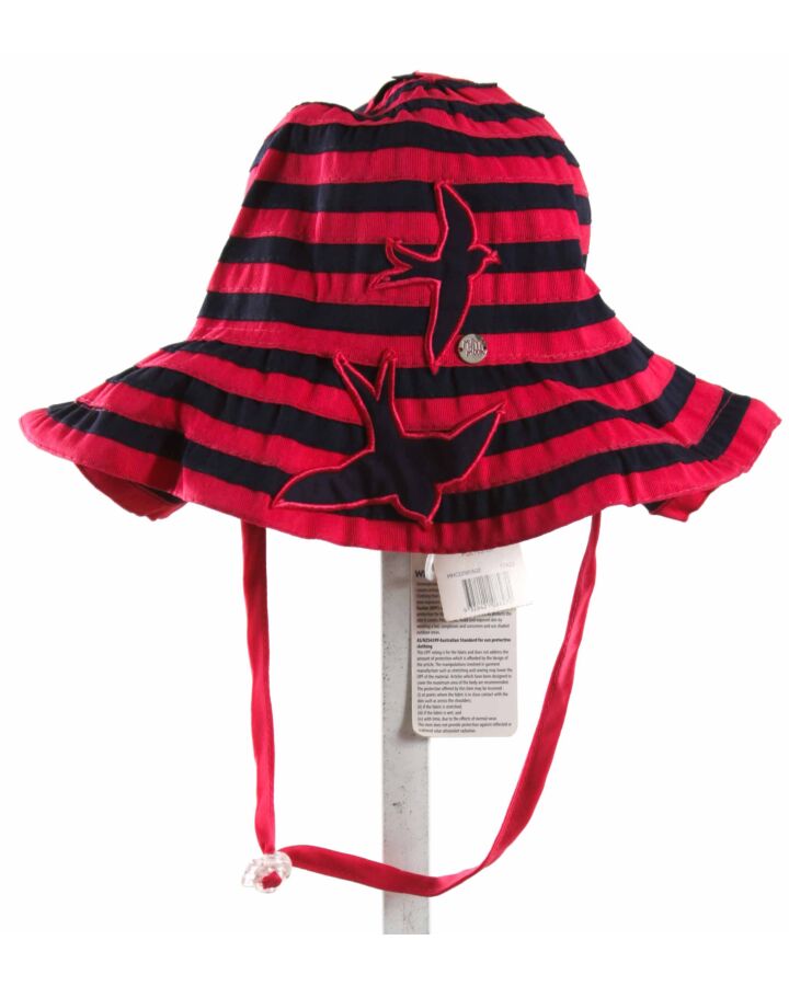 MILLYMOOKA AND DOZER  HOT PINK  STRIPED  HAT