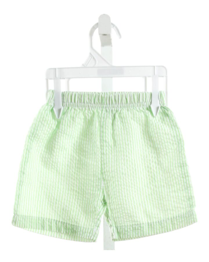 PATY, INC  LIME GREEN SEERSUCKER STRIPED  SHORTS