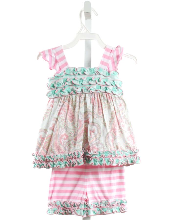 BANANA SPLIT  PINK    2-PIECE OUTFIT WITH RUFFLE