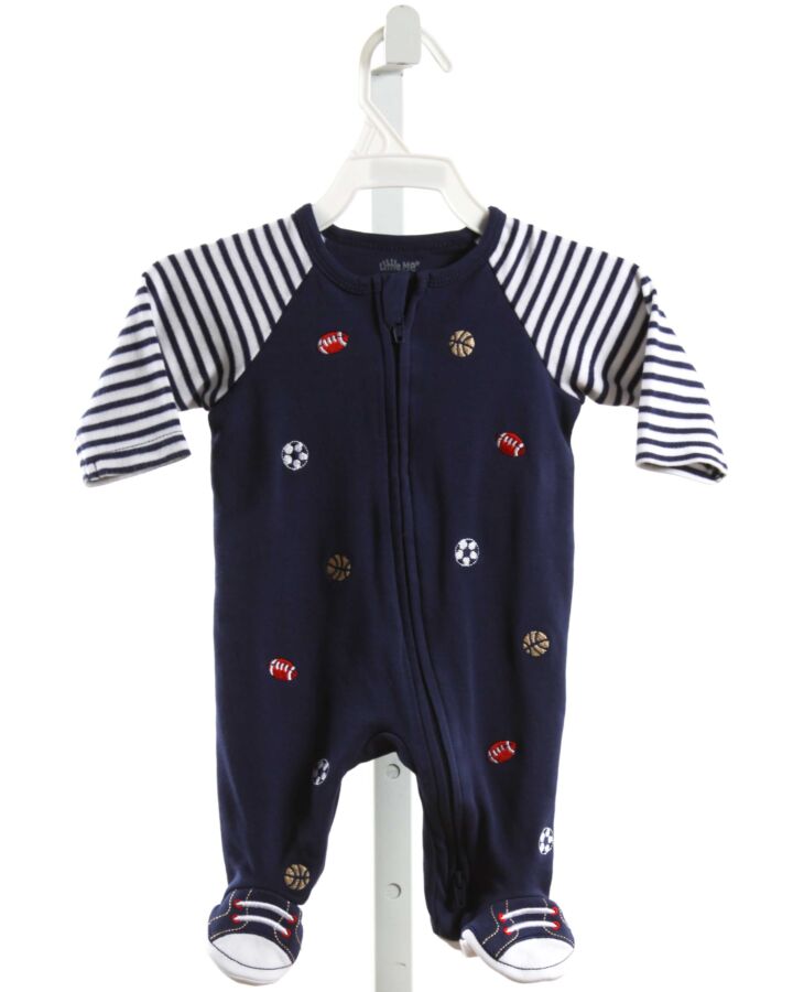 LITTLE ME  NAVY   EMBROIDERED LAYETTE