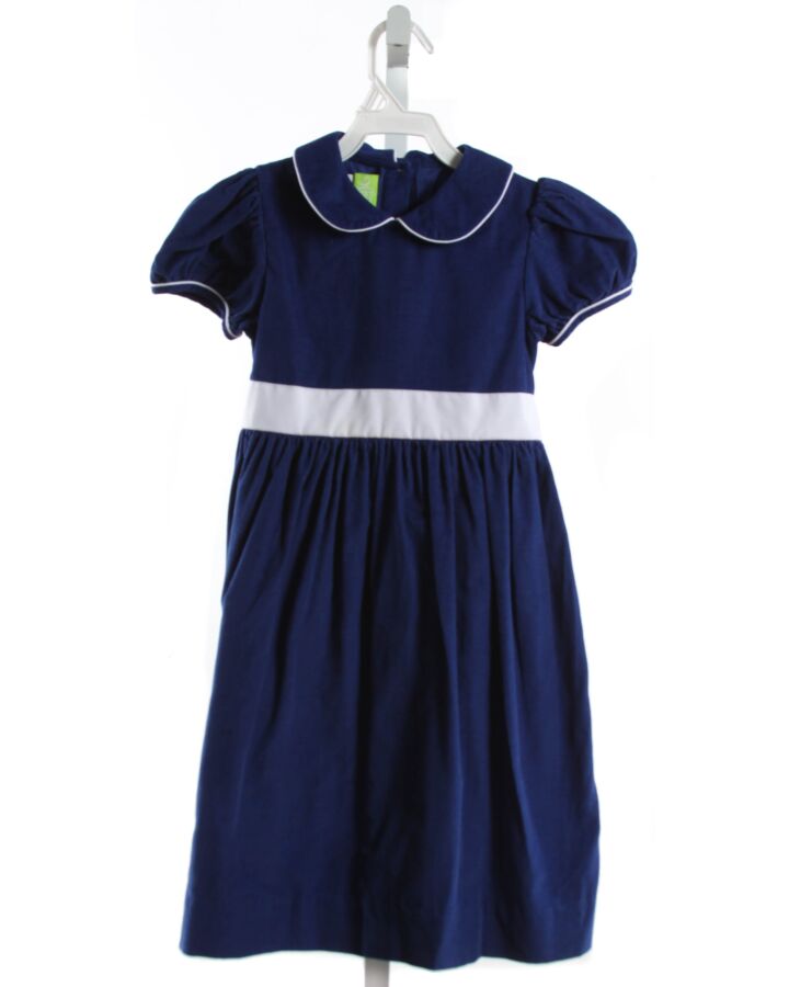 CLASSIC WHIMSY  BLUE CORDUROY   DRESS