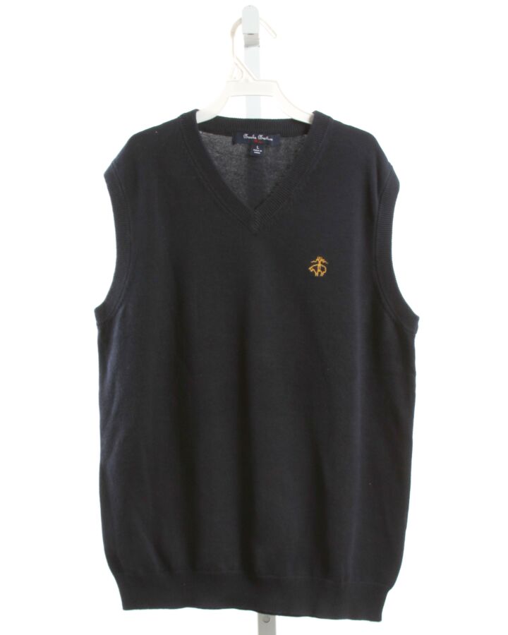 BROOKS BROTHERS  NAVY    SWEATER VEST