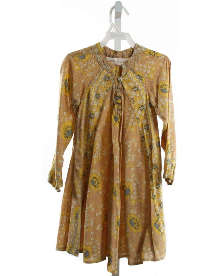 NATALIE MARTIN  YELLOW  FLORAL  DRESS