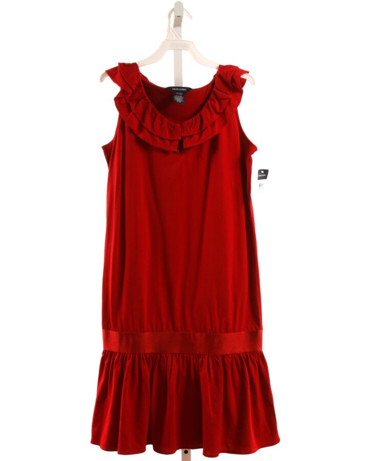 RALPH LAUREN  RED    KNIT DRESS