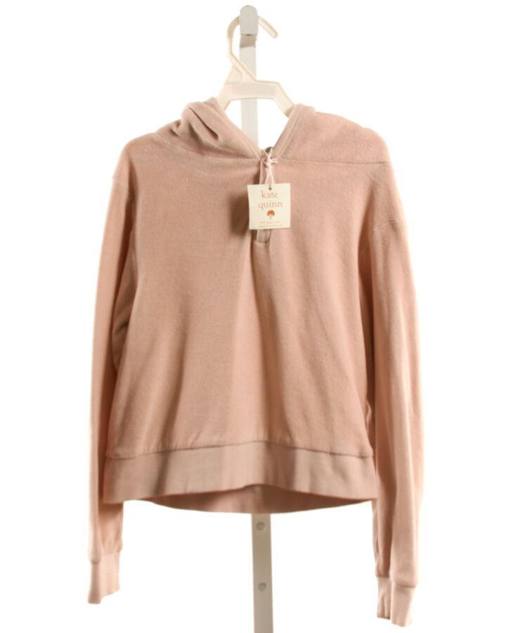 KATE QUINN  PINK TERRY CLOTH   PULLOVER