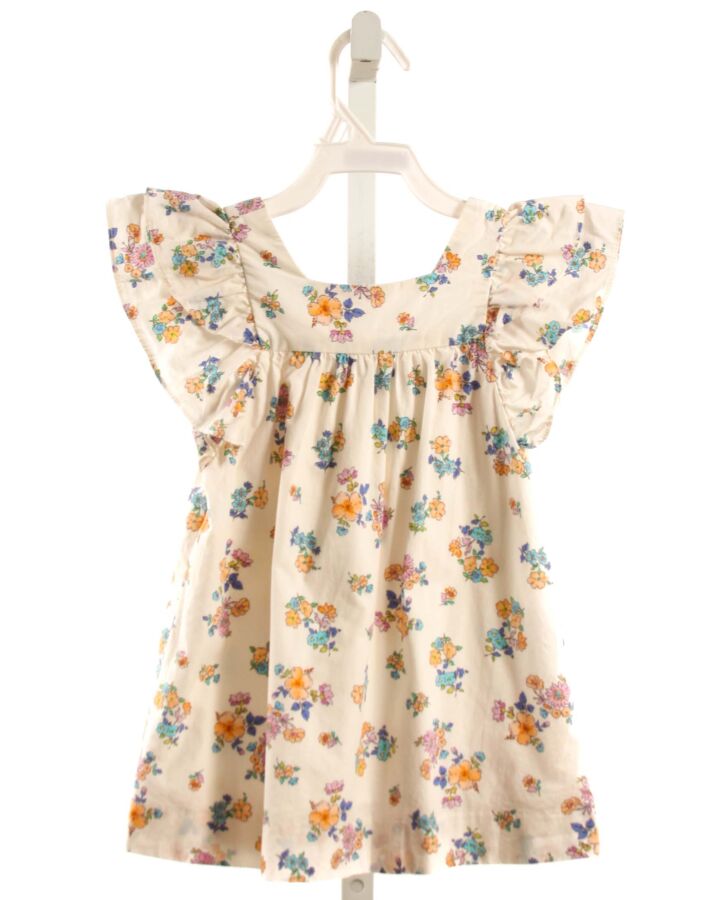 ZARA  WHITE  FLORAL  DRESS