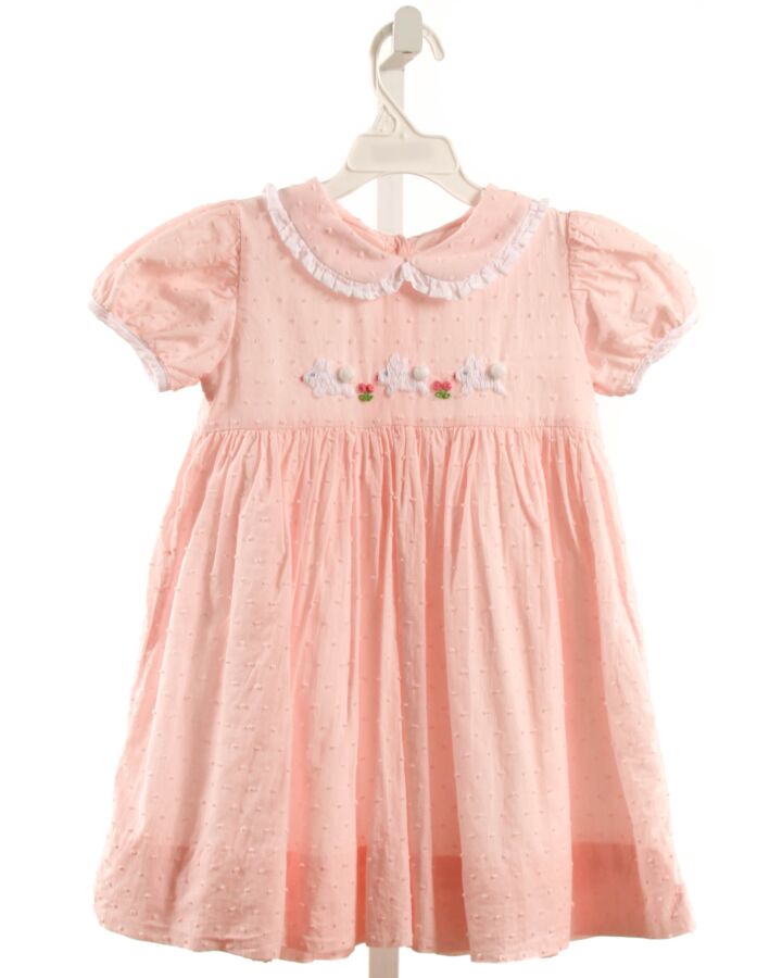 CECIL & LOU  PINK  SWISS DOT EMBROIDERED DRESS