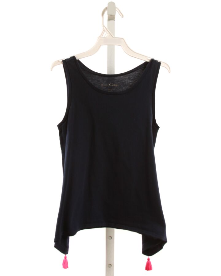 LILLY PULITZER  NAVY    SLEEVELESS SHIRT