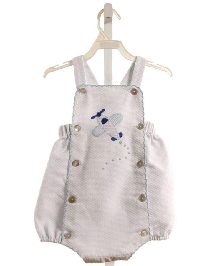 MARCO & LIZZY  LT BLUE PIQUE  APPLIQUED BUBBLE