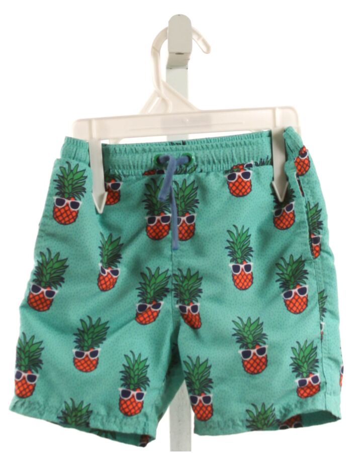EGG  MINT  PRINT  SWIM TRUNKS