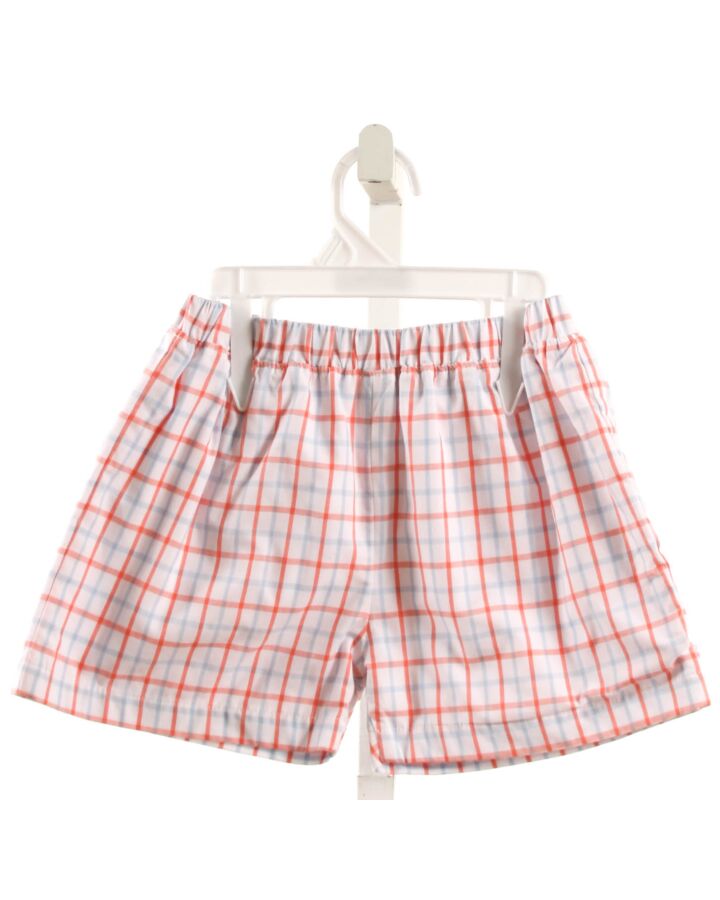 THE BEAUFORT BONNET COMPANY  RED  PLAID  SHORTS