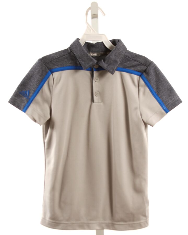 ADIDAS  GRAY    KNIT SS SHIRT
