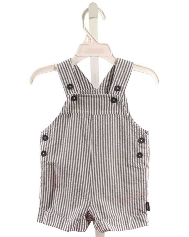 NO TAG  NAVY SEERSUCKER STRIPED  JON JON