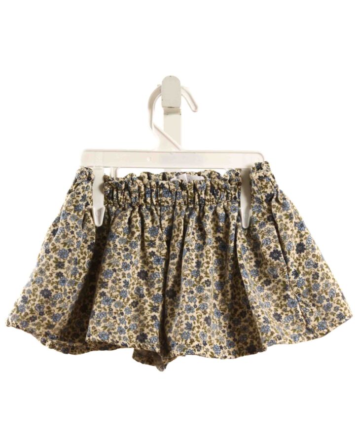 ZARA  BLUE  FLORAL  SHORTS