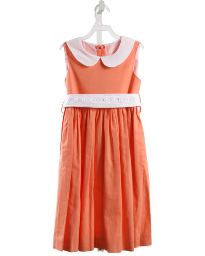 MAGGIE BREEN  ORANGE LINEN   DRESS