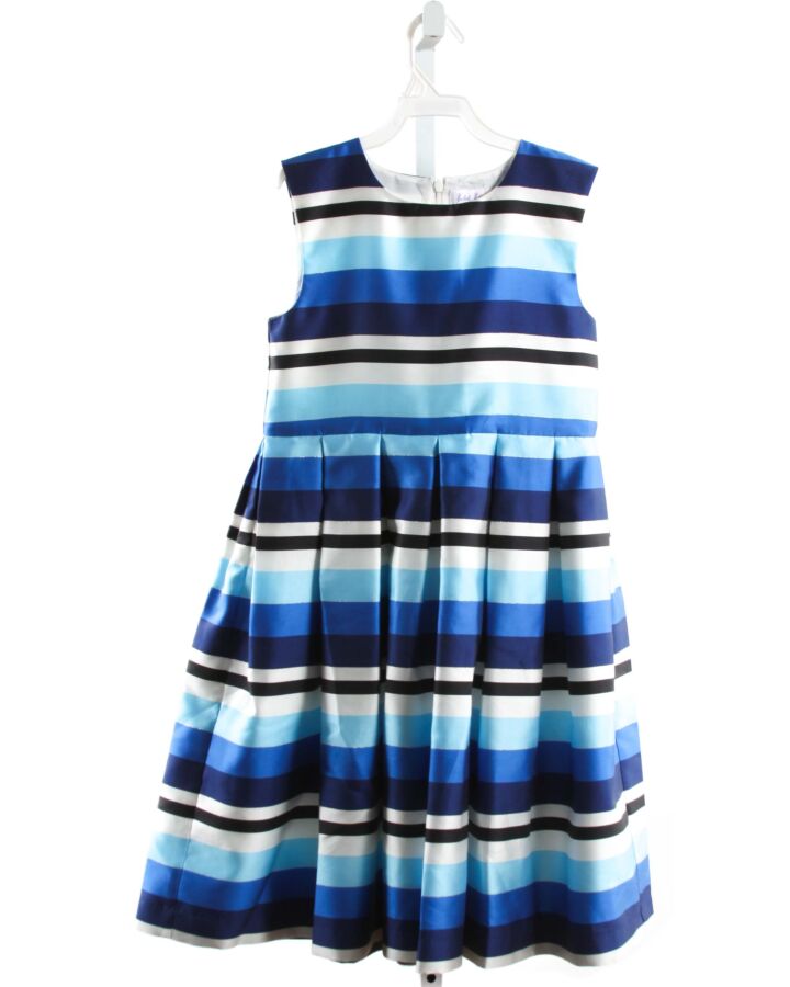 RACHEL RILEY  BLUE  STRIPED  PARTY DRESS