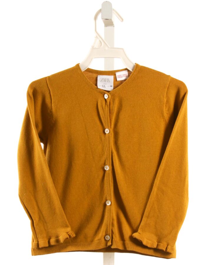 ZARA  MUSTARD KNIT   CARDIGAN