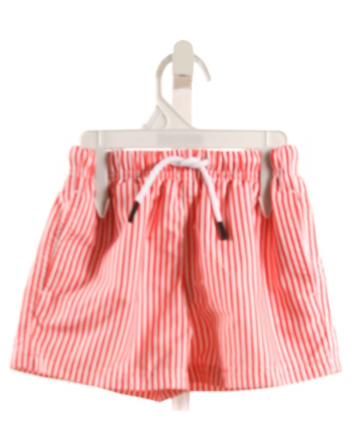 MAAMGIC  RED  STRIPED  SWIM TRUNKS