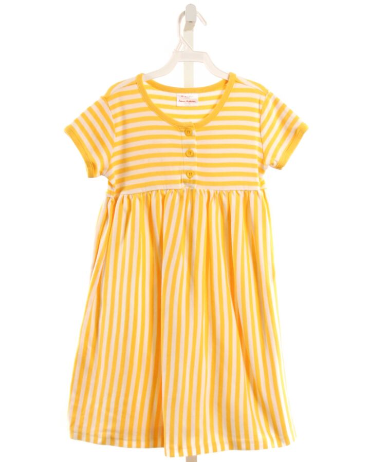 HANNA ANDERSSON  YELLOW KNIT STRIPED  DRESS