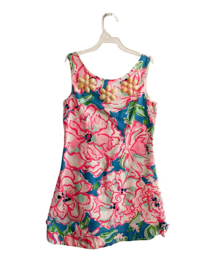 LILLY PULITZER  PINK  FLORAL  DRESS