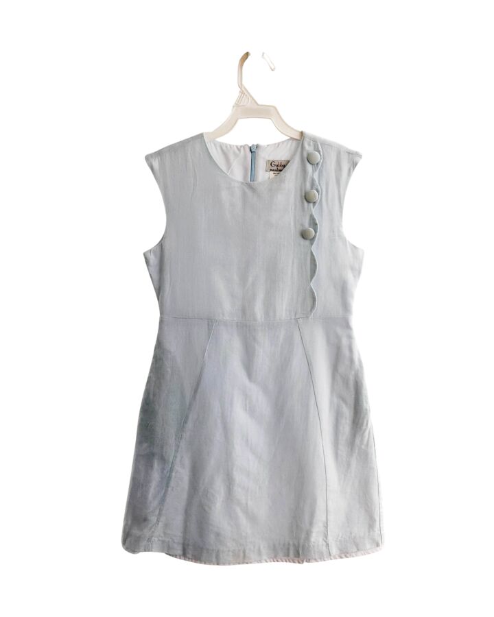 GABBY  LT BLUE LINEN   DRESS